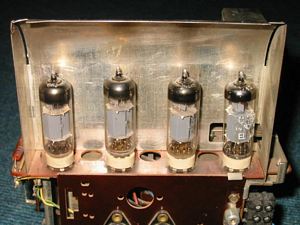 Tube Classics Rhrenendstufe Rhrenverstrker amp Telefunken 2430 2550 Rhrenradio Musiktruhe